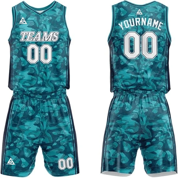 Custom Basketball Uniform for Men, Women, Adult & Youth – Print Name, Number & Team Logo