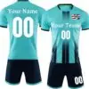 Custom Soccer Jersey Sports Team Training Soccer Uniforms Personalized Name Number Logo Soccer Jerseys for Kids Youth Men