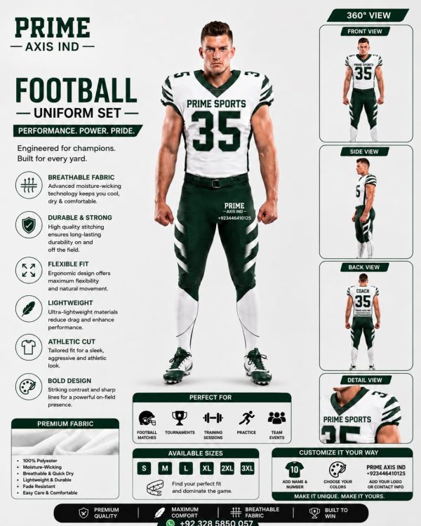 Football Uniform for Men – Personalized Jersey & Pants
